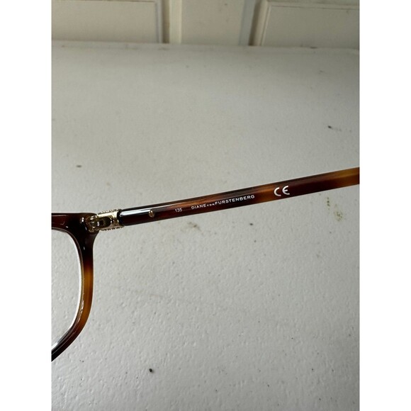 DIANE von FURSTENBERG Eyeglasses Frame DVF5070 240 51-16-135 Brown Tortoise main image 4